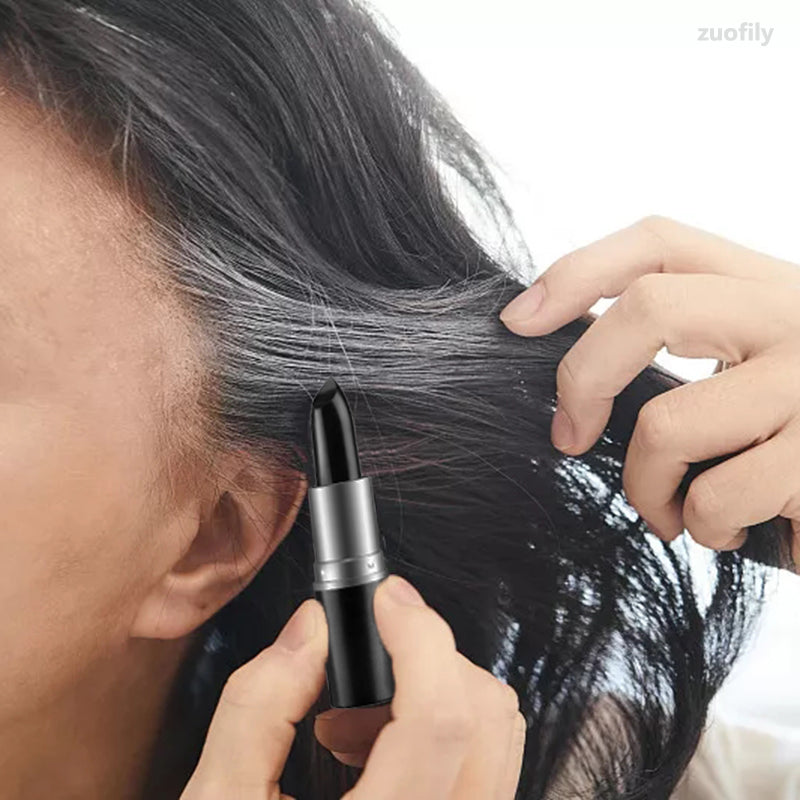 Crema de Color de Cabello Temporal Negro Marrón para Cobertura de Canas