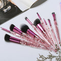 Set de Brochas de Maquillaje de 10 - Para Rostro, Ojos y Contornos